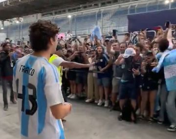 La locura por Franco Colapinto en Interlagos (Brasil).