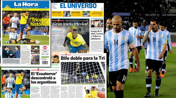 Monumentalazo y bife doble, las tapas del triunfo de Ecuador ante Argentina