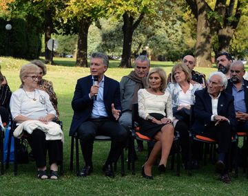 Macri con familiares de caídos y ex combatientes de Malvinas