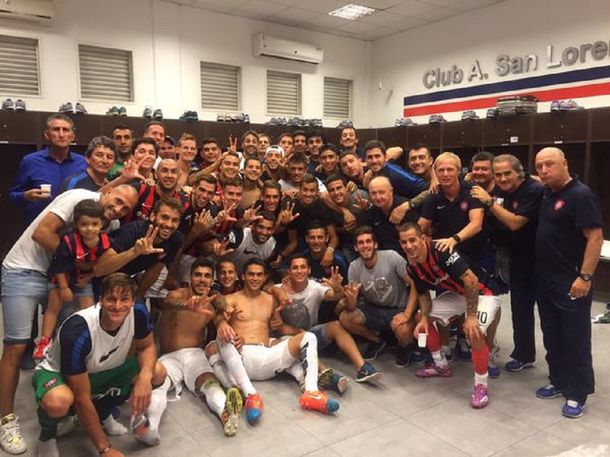 Con una foto, los jugadores de San Lorenzo se burlaron de Huracán