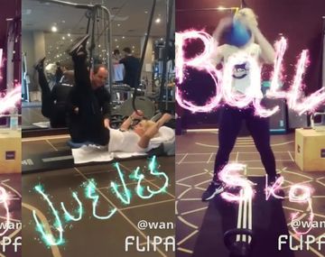 Wanda entrena duro en Instagram