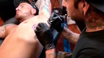 El nuevo tatuaje de Fede Bal El nuevo tatuaje de Fede Bal