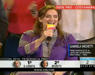 Michetti admitió la derrota y felicitó a Larreta