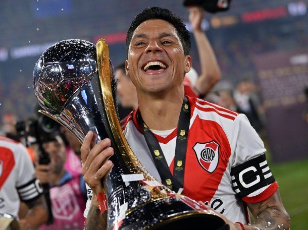 El mensaje de Enzo Pérez para los hinchas de River tras firmar contrato: Feliz