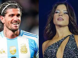 ¿Cuándo fueron los supuestos mensajes de Emilia Mernes a Rodrigo De Paul? Los días de soltería al mismo tiempo