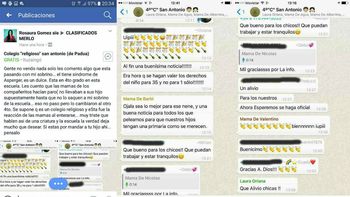 Las capturas fueron compartidas en Facebook y se volvieron virales Las capturas fueron compartidas en Facebook y se volvieron virales