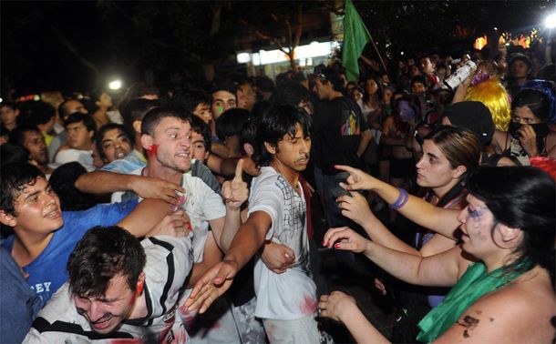 Incidentes por una provocativa manifestación pro aborto