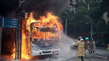 El 1º de febrero hubo otras protestas violentas en la ciudad El 1º de febrero hubo otras protestas violentas en la ciudad