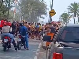 Reportan incidentes entre hinchas de Peñarol y Flamengo en la previa al duelo por Copa Libertadores