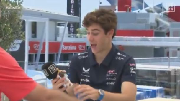 El insólito regalo que recibió Franco Colapinto en la previa del Gran Premio de España