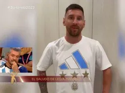 El emotivo mensaje de Messi a Tinelli a un año del Mundial