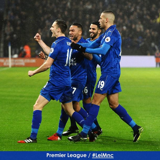 El festejo del Leicester