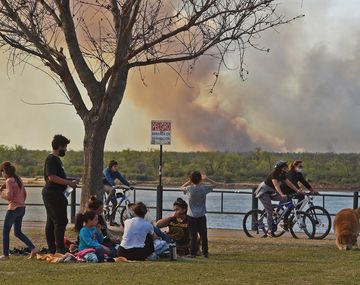 Incendio forestales: el aire que respiran en Rosario es cinco veces más tóxico que lo normal