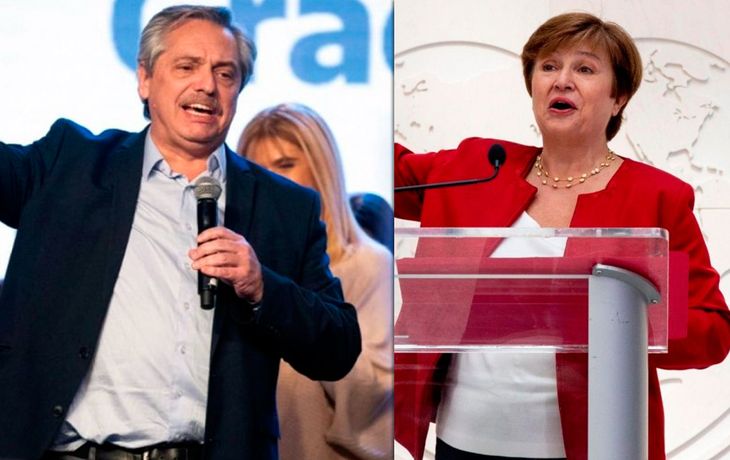 Alberto Fernández habló con la directora del FMI y le propuso pagar, pero sin ajuste