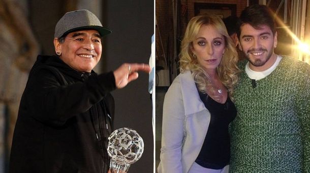 Maradona y Sinagra son padres de Diego Jr.