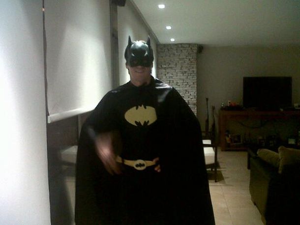 Qué ex goleador argentino se disfrazó de Batman?