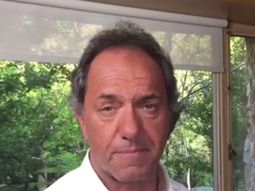 daniel scioli agradecio las muestras de apoyo recibidas en todo el pais