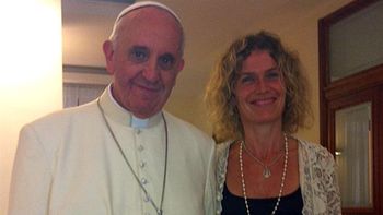 el papa recibio a maru botana y su familia el papa recibio a maru botana y su familia