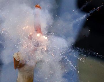 Detalle del pistoletazo de salida de la primera ronda de ciclismo