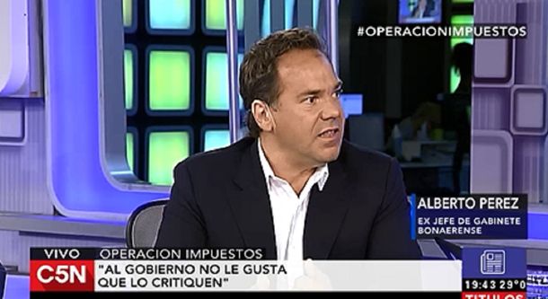Pérez, sobre la denuncia contra Indalo: Es un Gobierno al que no le gusta que lo critiquen