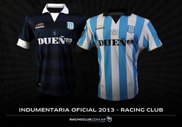 Racing presentó su nueva camiseta en un polémico evento