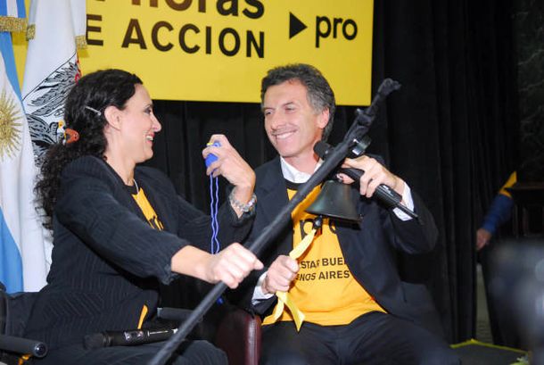 Macri y michetti_Telam