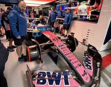 Colapinto finalizó 20 en las primeras pruebas libres del GP de Las Vegas