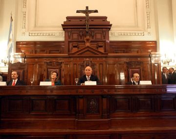 Los cuatro integrantes de la Corte Suprema de Justicia.