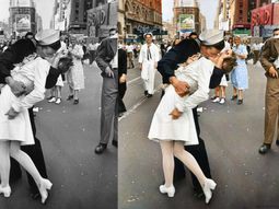 Murió la mujer de la foto del beso, ícono del fin de la Segunda Guerra Mundial