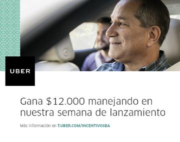 Una oferta tentadora: Uber promete una ganancia de $12.000 por semana