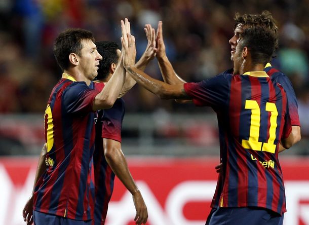 Sin Messi, Barcelona le ganó a un combinado de Malasia