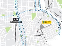 Mirá el mapa de los cortes de calle por el Superclásico
