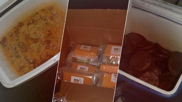 El menú de la calle, a base de donaciones y suculento