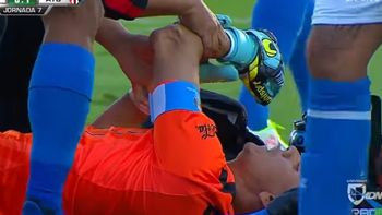 El argentino dejó el campo gritando del dolor El argentino dejó el campo gritando del dolor