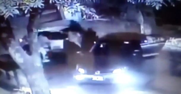 VIDEO: Así fue el dramático robo de su auto que sufrió el presidente de Temperley