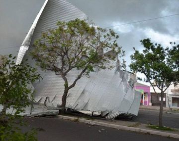 Destrozos en Córdoba y San Luis por un fuerte temporal