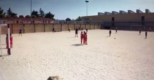 Cristiano Jr. le pegó como los que saben