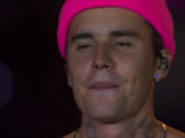 Así se lo vio a Justin Bieber en el último recital antes de sus cancelaciones