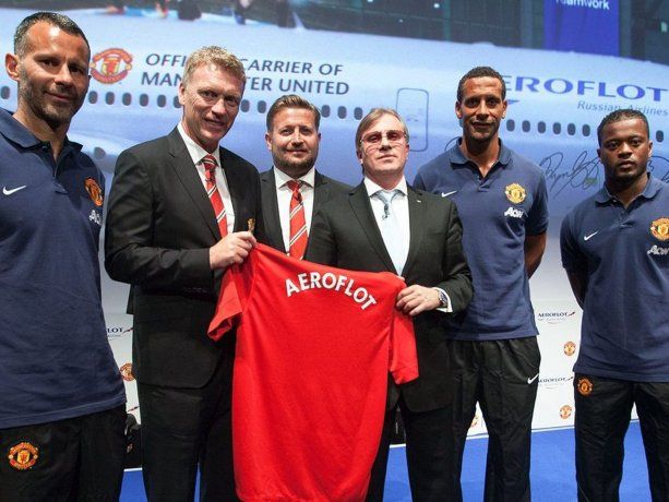 Manchester United rompe el contrato con la aerolínea rusa Aeroflot