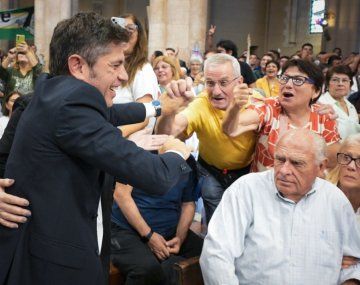 Axel Kicillof asistió a la misa homenaje al papa Francisco.&nbsp;