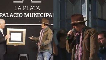 Johnny Depp en La Plata. Johnny Depp en La Plata.