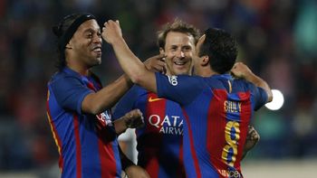 Ronaldinho jugó entre 2003 y 2008 en el Barcelona Ronaldinho jugó entre 2003 y 2008 en el Barcelona
