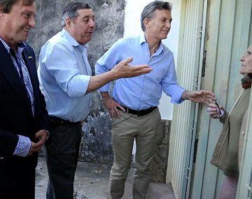 Sergio Varisco, Alfredo De Angeli y Mauricio Macri de campaña en Entre Ríos