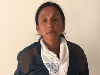 Milagro Sala. Foto de Twitter