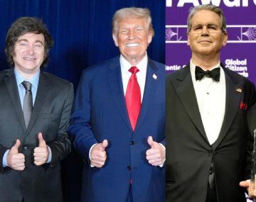 Milei junto a Donald Trump | Milei con Scott Bessent