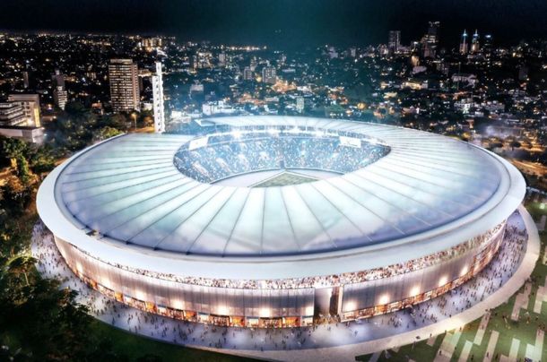 Así luciría el estadio Centenario para el Mundial 2030.