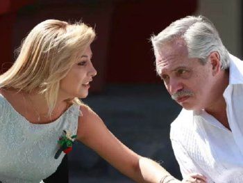 Fabiola Yañez y Alberto Fernández.