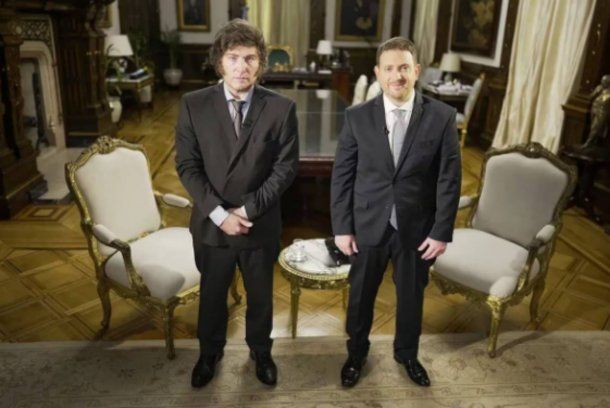 Estaba nervioso...: los detalles de la entrevista de Javier Milei con Jonatan Viale