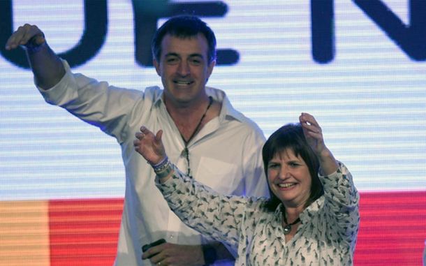 Los primos Esteban y Patricia Bullrich.