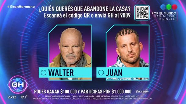 Gran Hermano: Juan es el nuevo eliminado